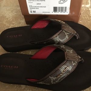 Coach sandals